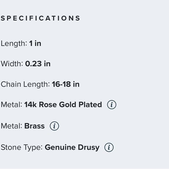 Kendra Scott Leanor Necklace in Rose Gold Tone Drusy necklace - Picture 5 of 10